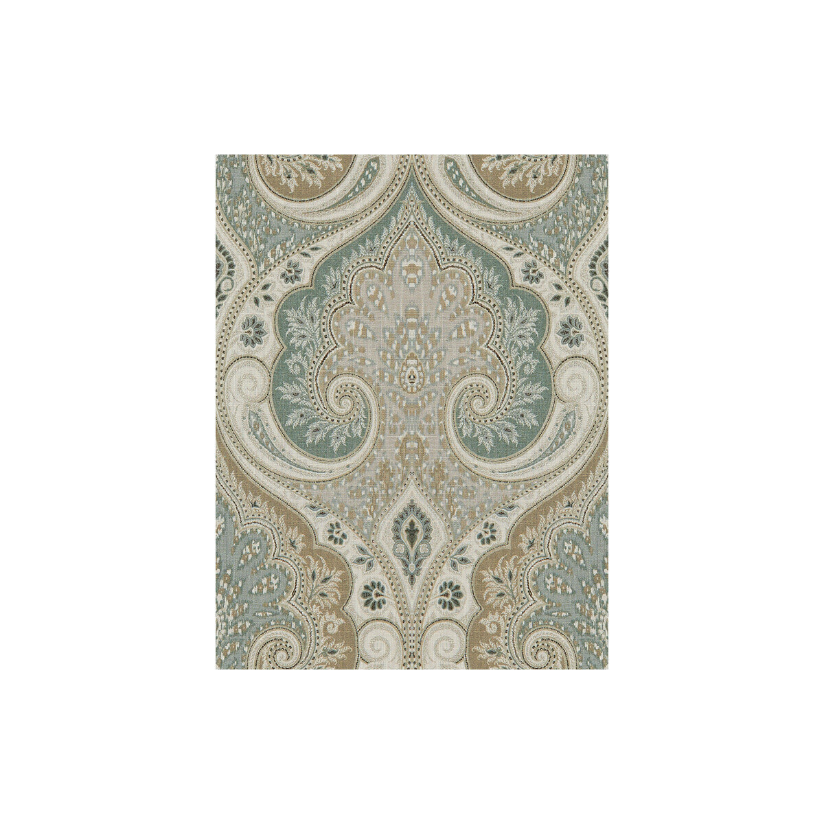 Latika fabric in seafoam color - pattern LATIKA.135.0 - by Kravet Design in the The Echo Design collection