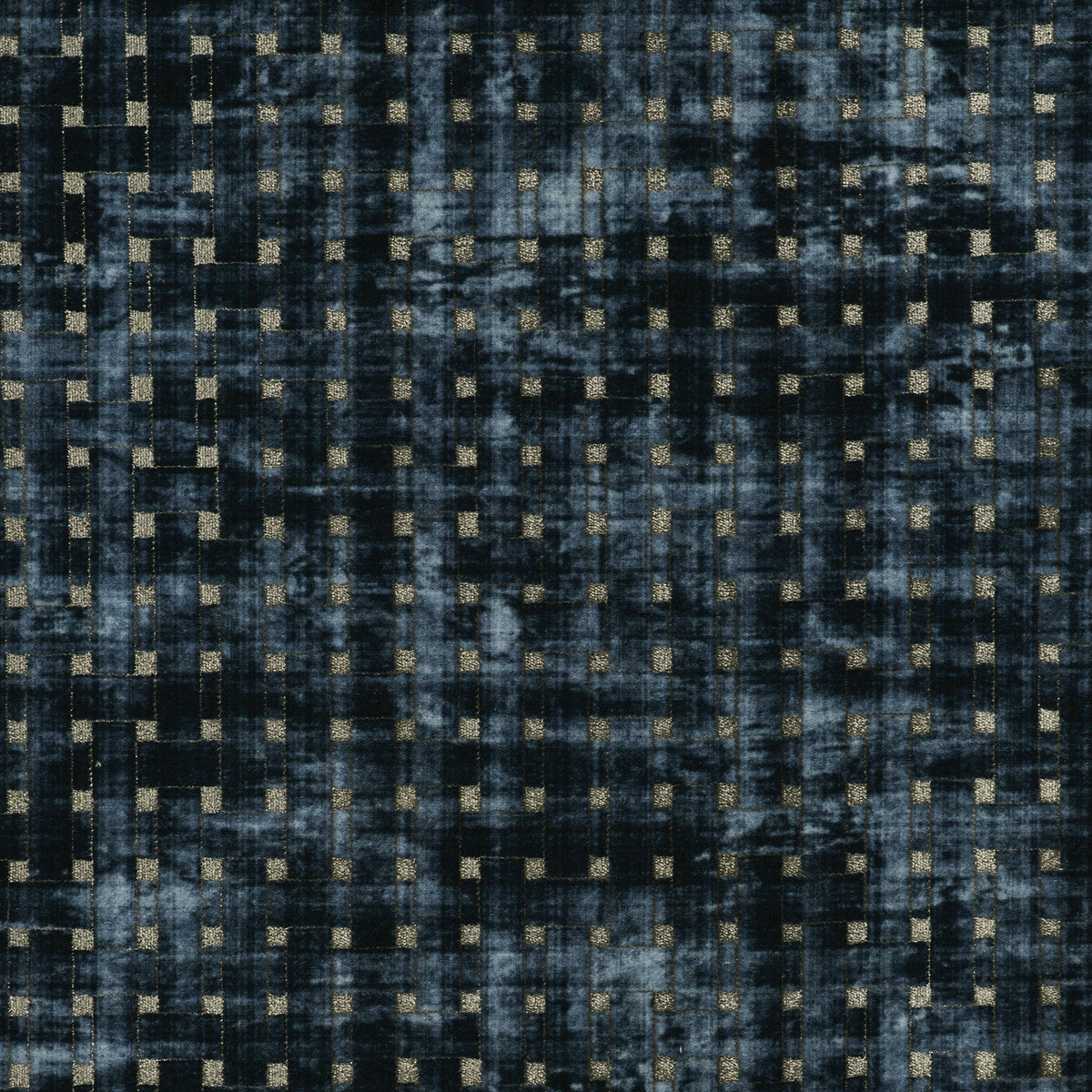 Genaro fabric in azul color - pattern LCT1016.001.0 - by Gaston y Daniela in the Lorenzo Castillo V collection