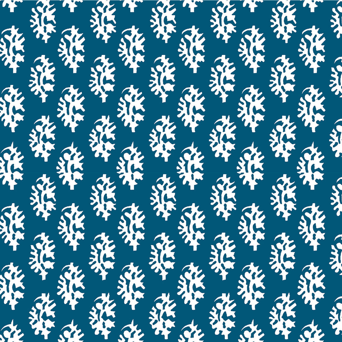 Seijo fabric in azul color - pattern LCT1027.002.0 - by Gaston y Daniela in the Lorenzo Castillo V collection