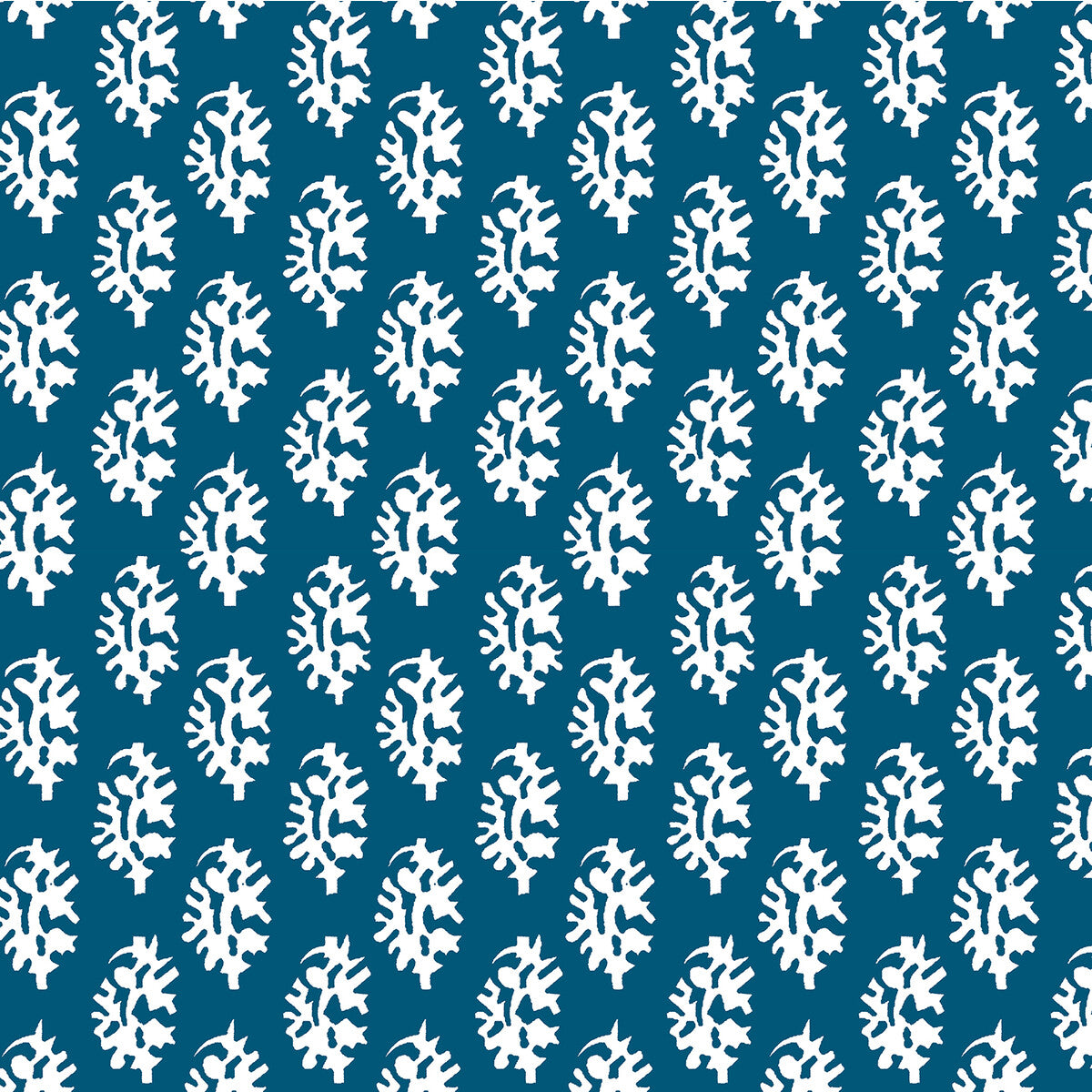 Seijo fabric in azul color - pattern LCT1027.002.0 - by Gaston y Daniela in the Lorenzo Castillo V collection