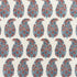 Tarsila fabric in rojo/gris color - pattern LCT1029.006.0 - by Gaston y Daniela in the Lorenzo Castillo V collection