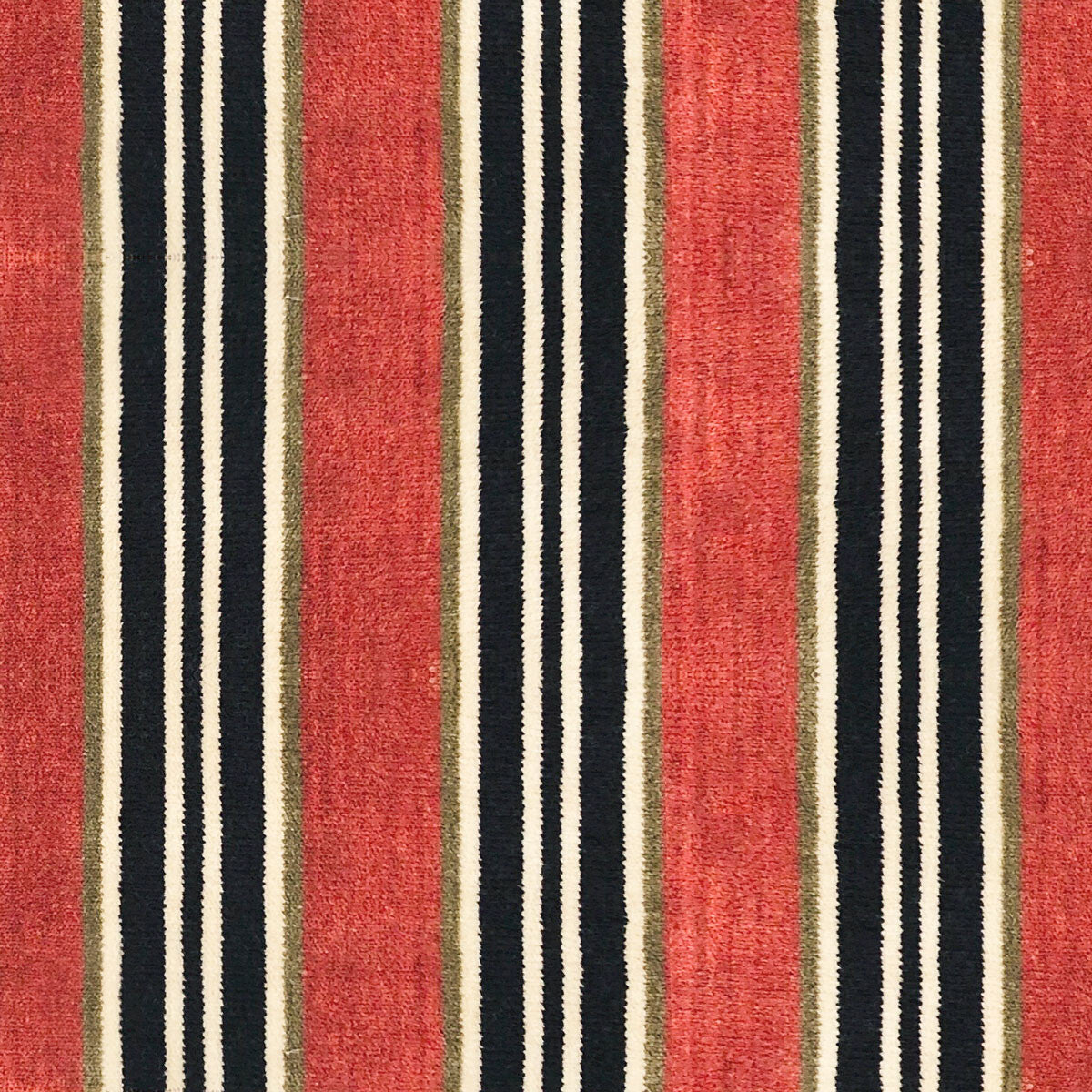 Tucha fabric in teja/verde color - pattern LCT1051.003.0 - by Gaston y Daniela in the Lorenzo Castillo VI collection