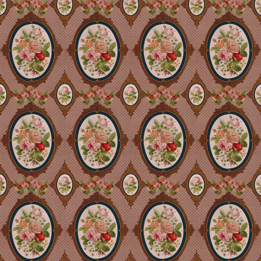 Pepita fabric in multi color - pattern LCT1071.001.0 - by Gaston y Daniela in the Lorenzo Castillo VI collection