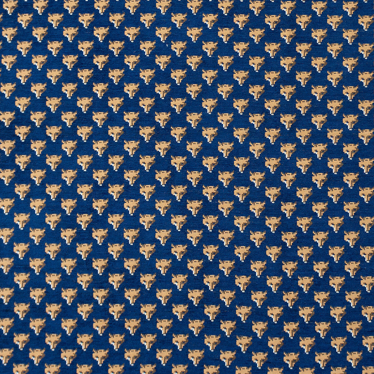 Raposu fabric in navy color - pattern LCT1077.004.0 - by Gaston y Daniela in the Lorenzo Castillo VII The Rectory collection