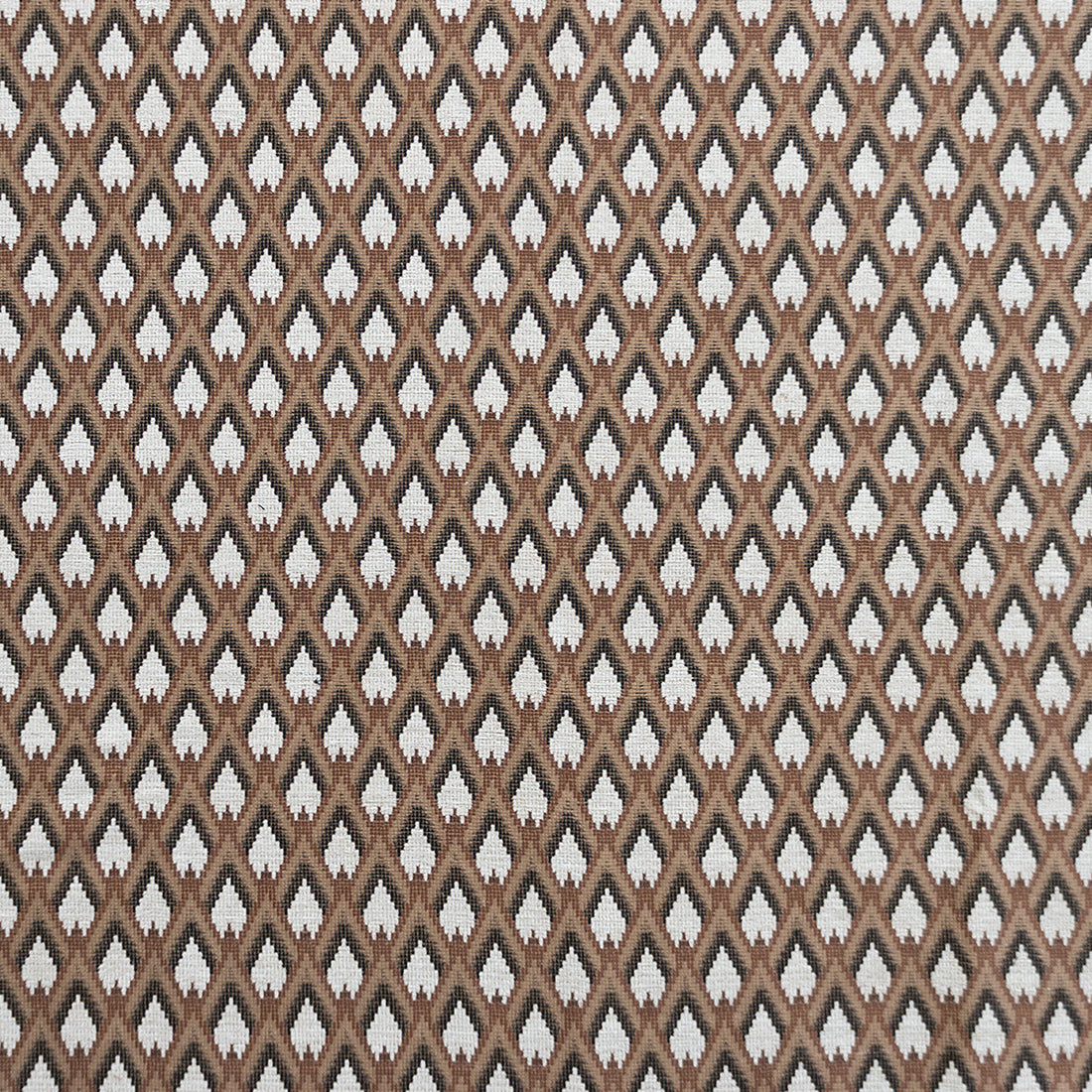 Peruyes fabric in chocolate color - pattern LCT1078.004.0 - by Gaston y Daniela in the Lorenzo Castillo VII The Rectory collection