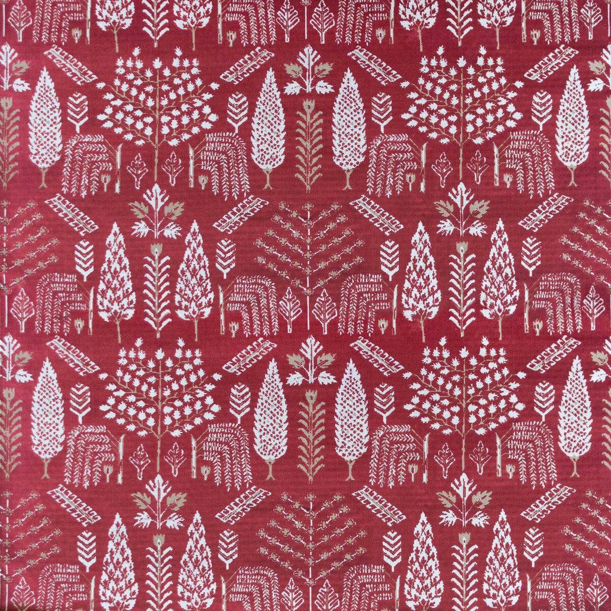 Octubre fabric in rojo color - pattern number LCT1134.003.0 - by Gaston y Daniela in the Lorenzo Castillo X collection