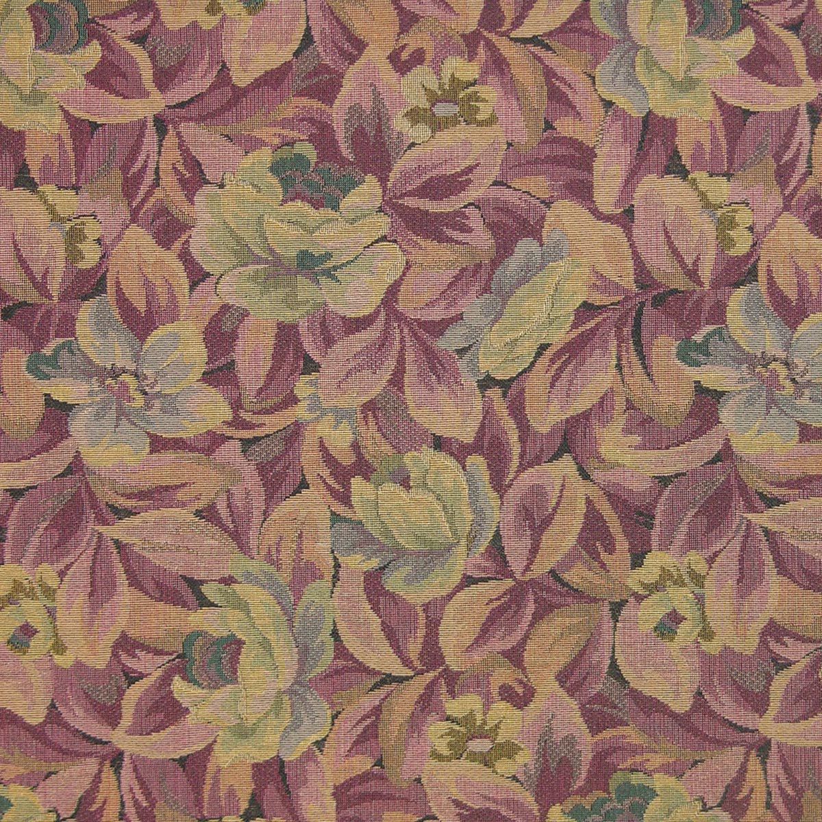 Rousseau fabric in blue red color - pattern number LE 00031586 - by Scalamandre in the Old World Weavers collection