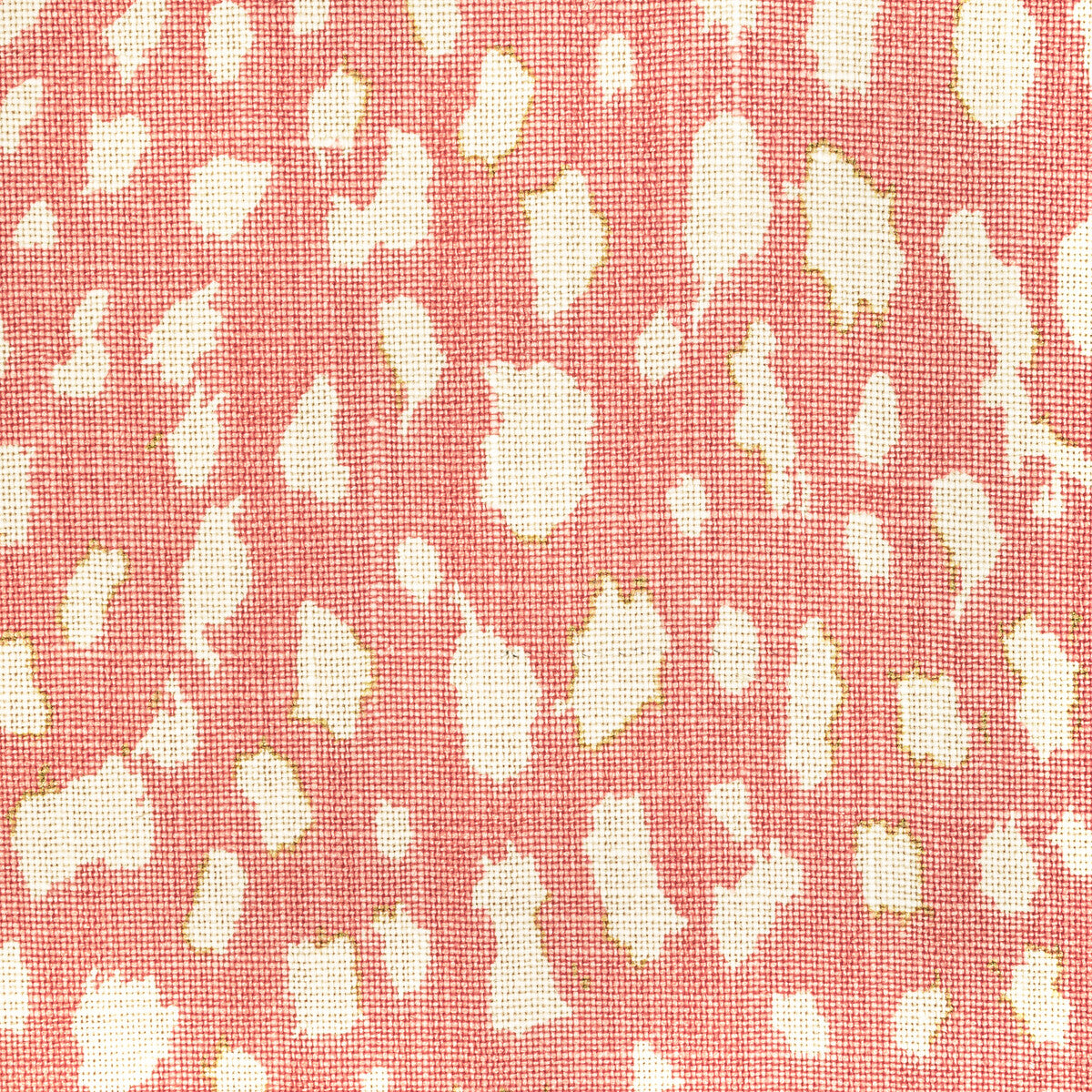 Lynx Dot fabric in coral color - pattern LYNX DOT.77.0 - by Kravet Couture in the Jan Showers Charmant collection