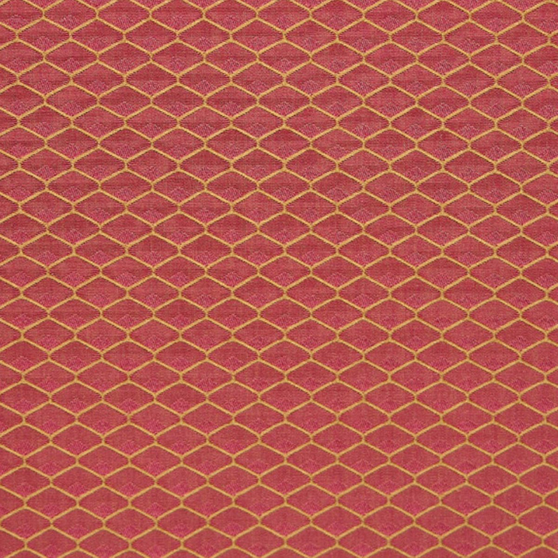 Damask Grillage fabric in red color - pattern number M0 00011375 - by Scalamandre in the Old World Weavers collection