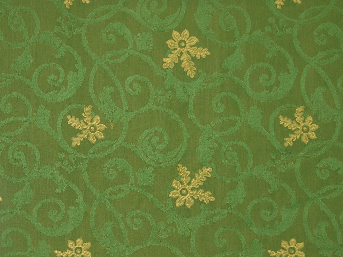 Perugia fabric in green color - pattern number M0 00021281 - by Scalamandre in the Old World Weavers collection