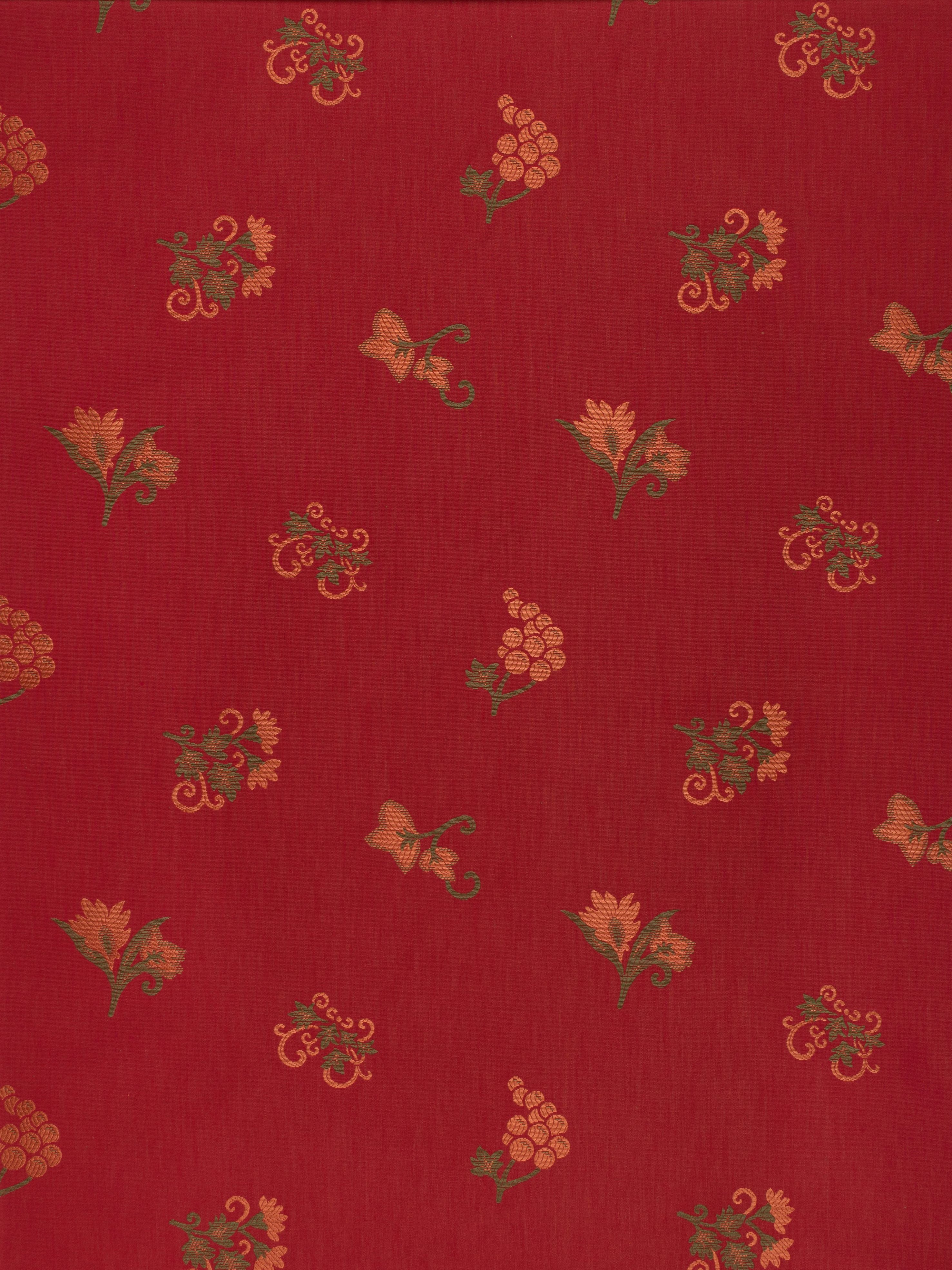 Samarcanda Fiori fabric in red color - pattern number M0 00041348 - by Scalamandre in the Old World Weavers collection