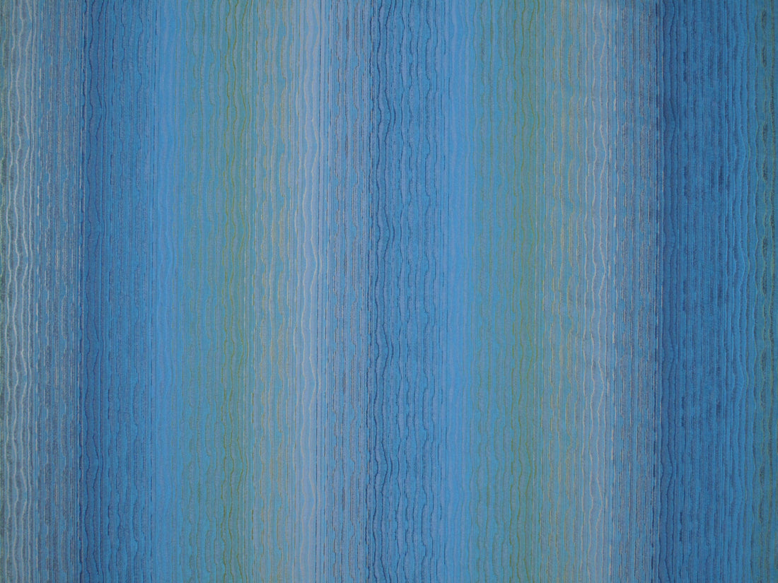 Chamarel Falls fabric in blue marine color - pattern number M1 00018005 - by Scalamandre in the Old World Weavers collection