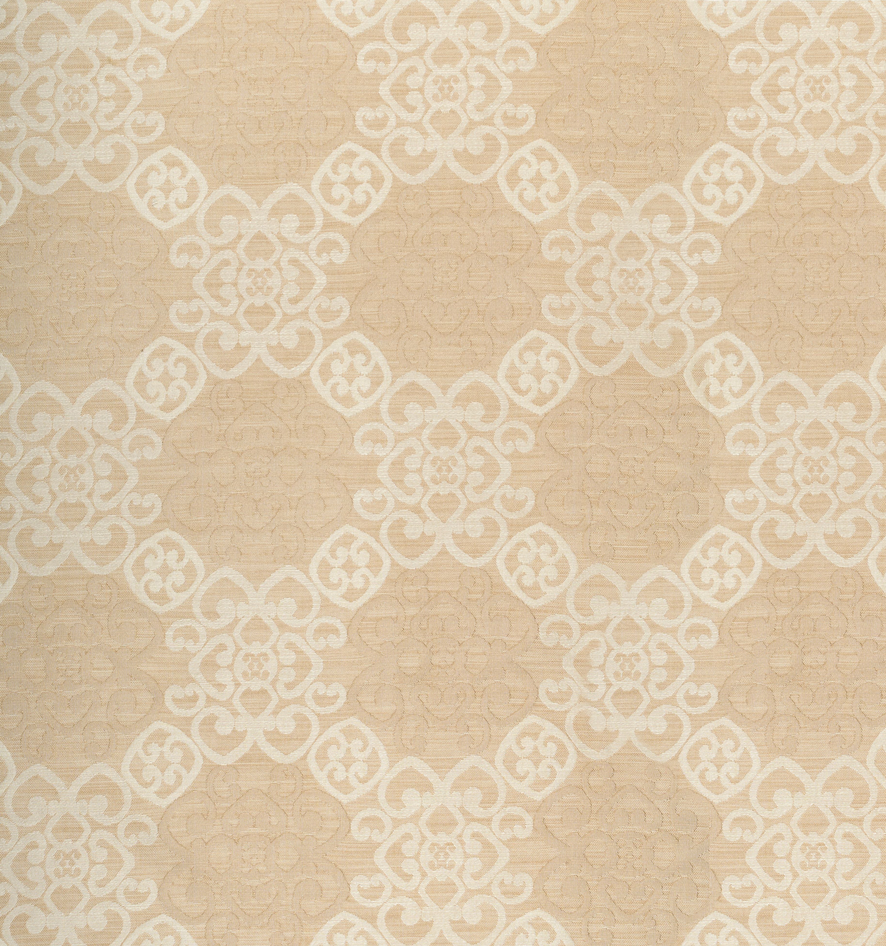 Charlevoix fabric in light tan color - pattern number M8 00019138 - by Scalamandre in the Old World Weavers collection