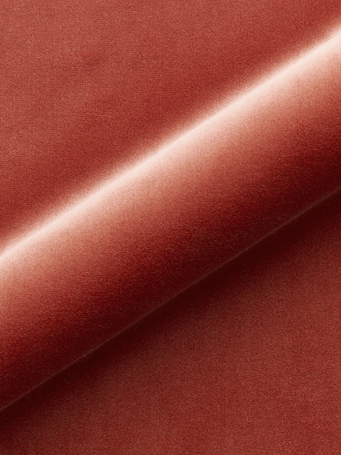 Torino Velvet fabric in coral color - pattern number MT 00111247 - by Scalamandre in the Old World Weavers collection