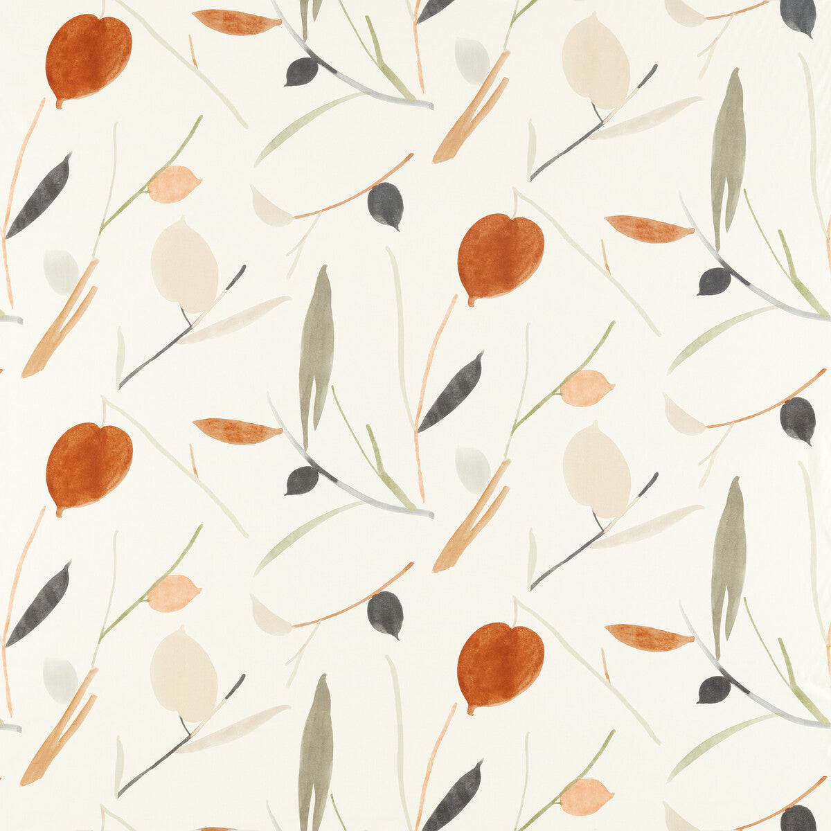 Oxalis fabric in spice raffia color - pattern number NABS120780.SCN.0 - by Scion in the Scion collection