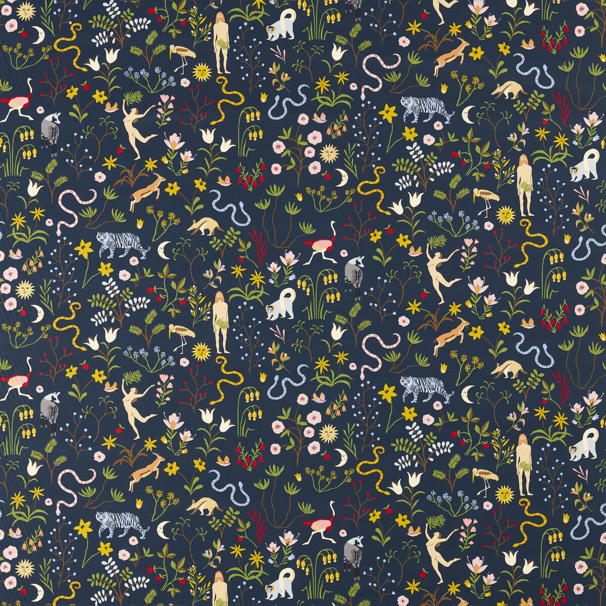 Garden fabric in of color - pattern number NART121029.SCN.0 - by Scion in the Scion collection