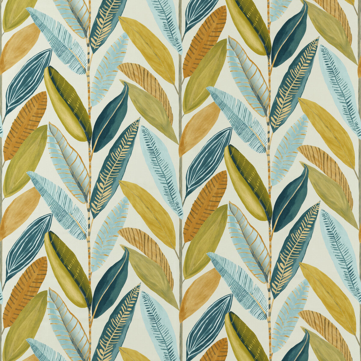 Hikkaduwa fabric in tangerine color - pattern number NESF120893.SCN.0 - by Scion in the Scion collection