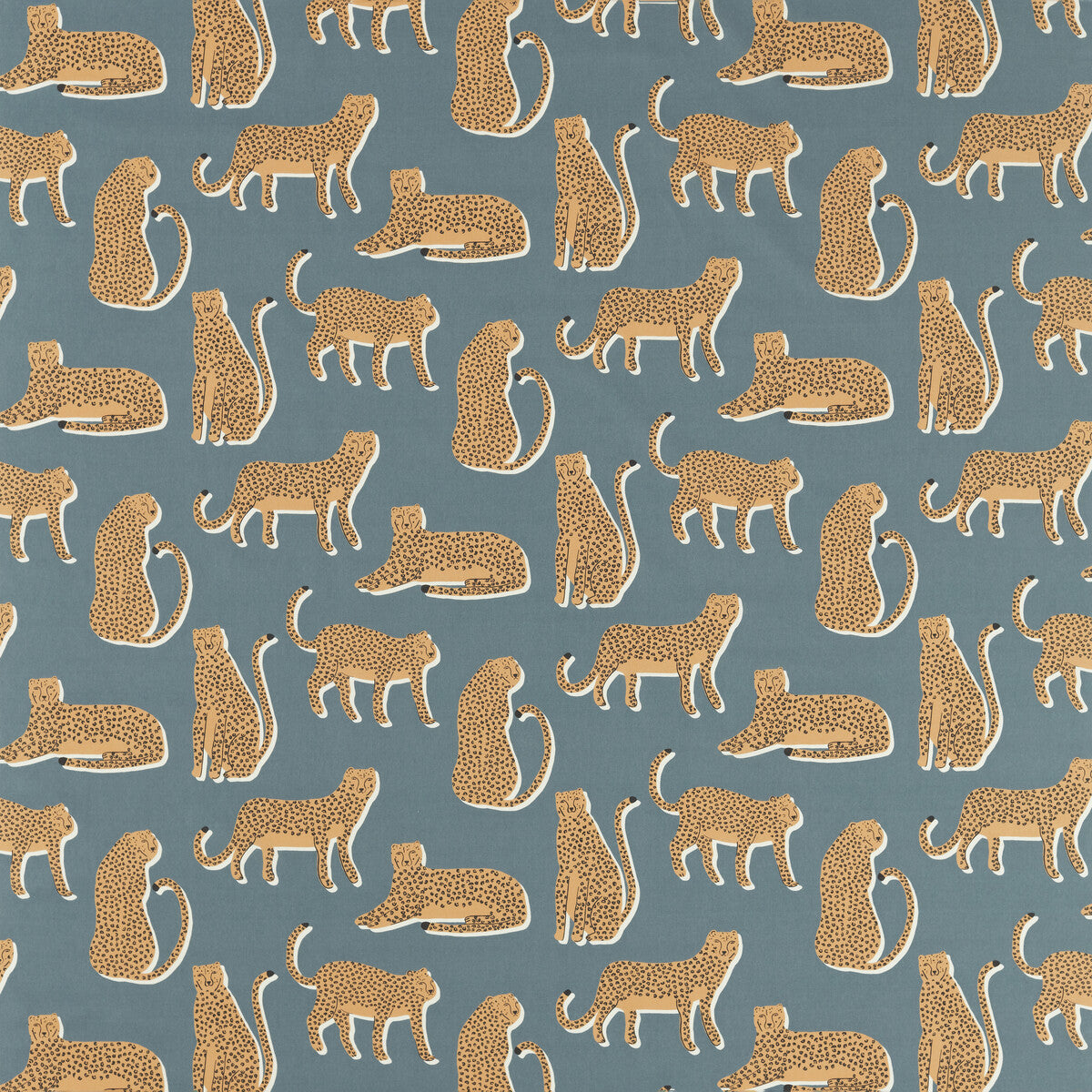 Lionel fabric in denim color - pattern number NESF120895.SCN.0 - by Scion in the Scion collection