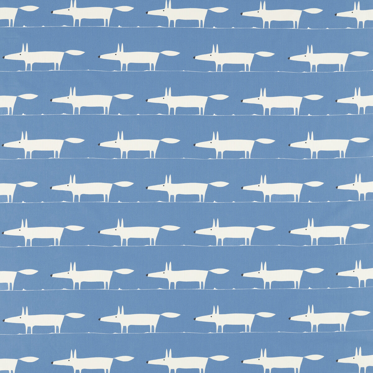 Midi Fox fabric in denim color - pattern number NHAP121094.SCN.0 - by Scion in the Scion collection