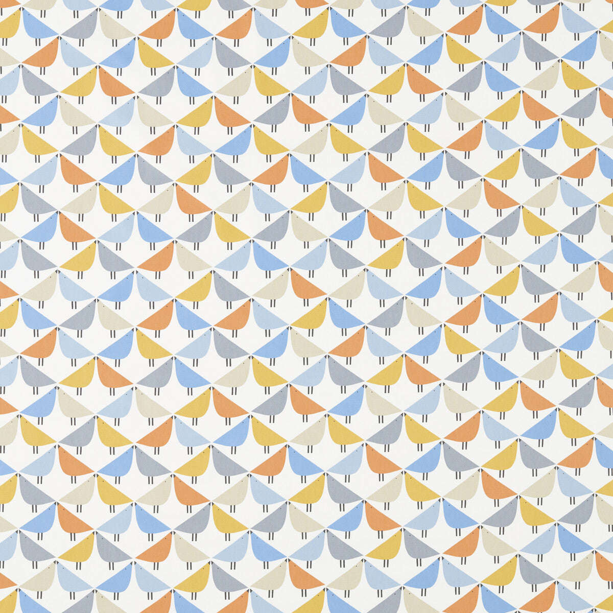 Lintu fabric in satsuma sky pebble color - pattern number NNOU120585.SCN.0 - by Scion in the Scion collection