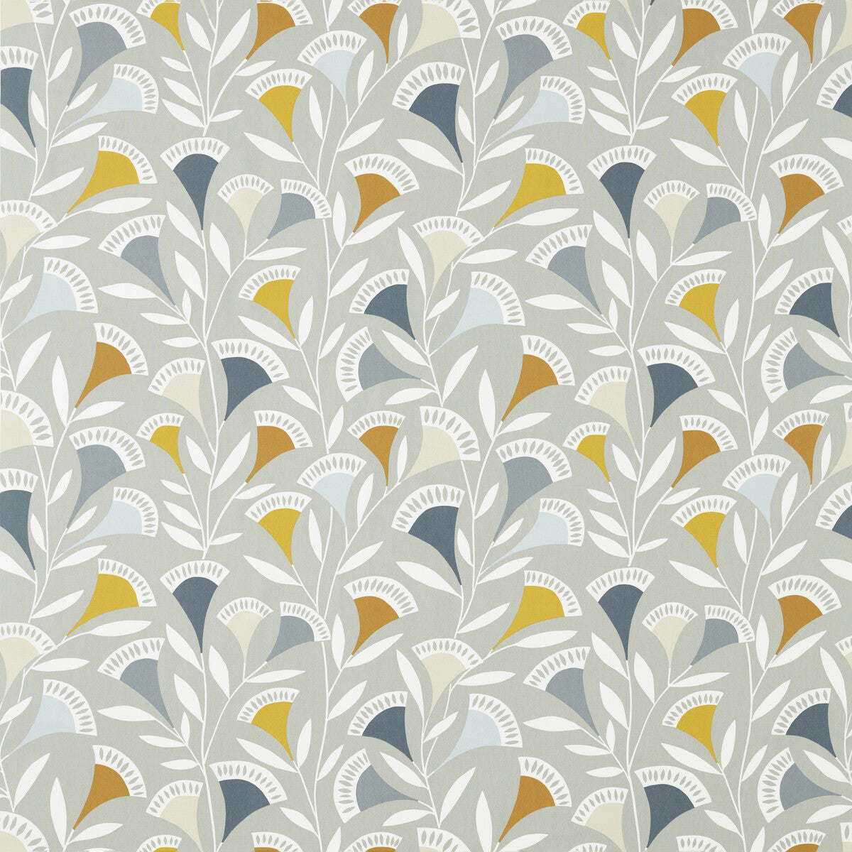 Noukku fabric in dandelion butterscotch charcoal color - pattern number NNOU120591.SCN.0 - by Scion in the Scion collection
