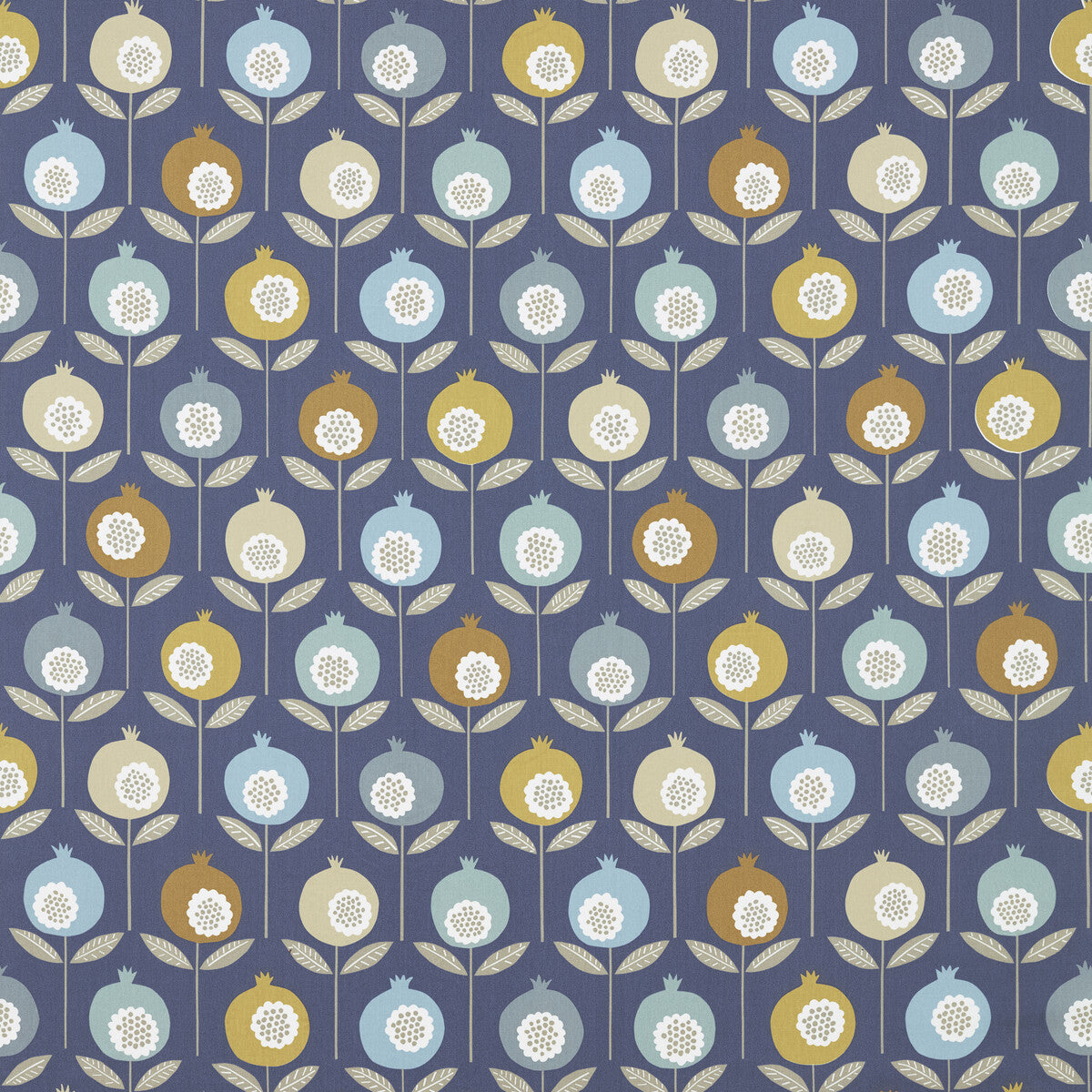 Pepino fabric in sky cinnamon ink color - pattern number NPED120646.SCN.0 - by Scion in the Scion collection