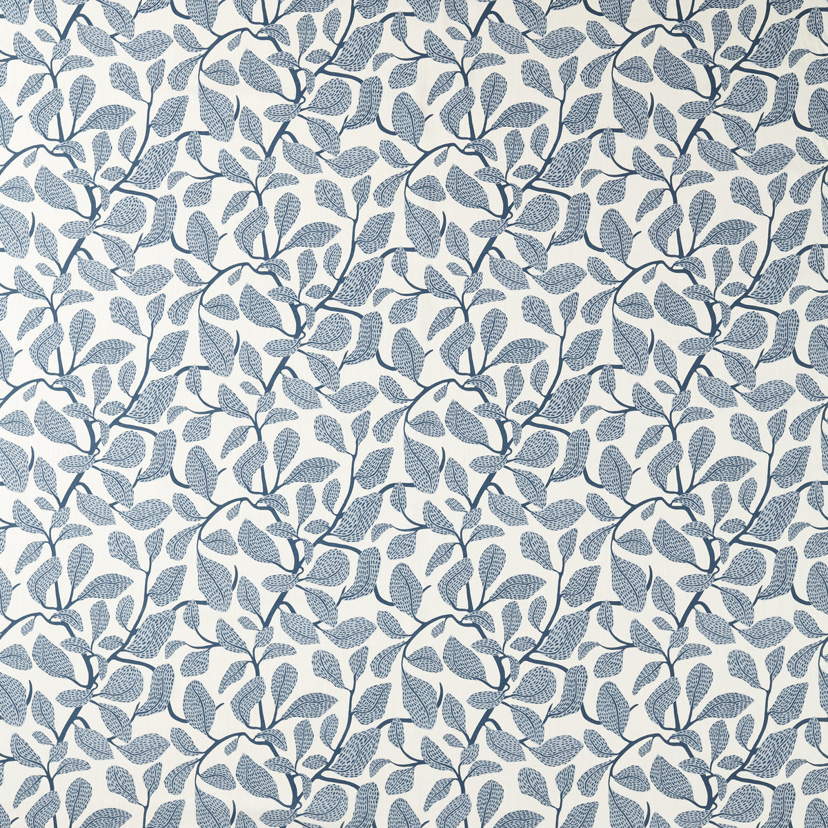 Sweet Bay fabric in Indigo color - pattern number NSCD121313.SCN.0 - by Scion in the Oakham collection