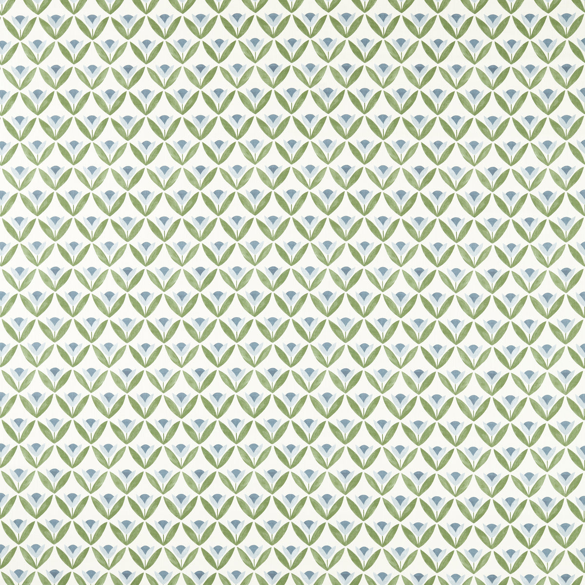 Tulip Trellis fabric in Coast Blue color - pattern number NSCD121329.SCN.0 - by Scion in the Oakham collection