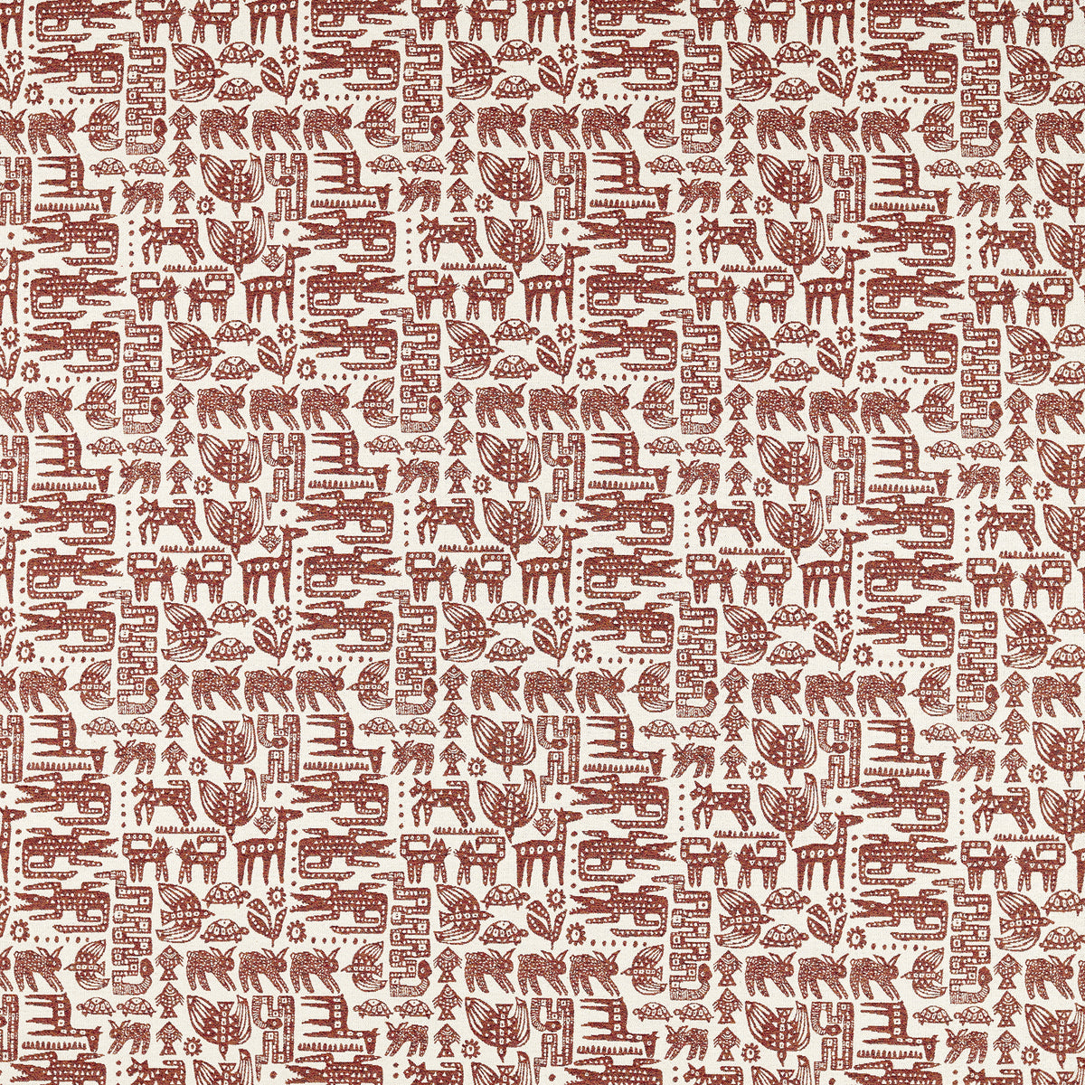 Twycross fabric in Brick color - pattern number NSWE134653.SCN.0 - by Scion in the Oakham Weaves collection