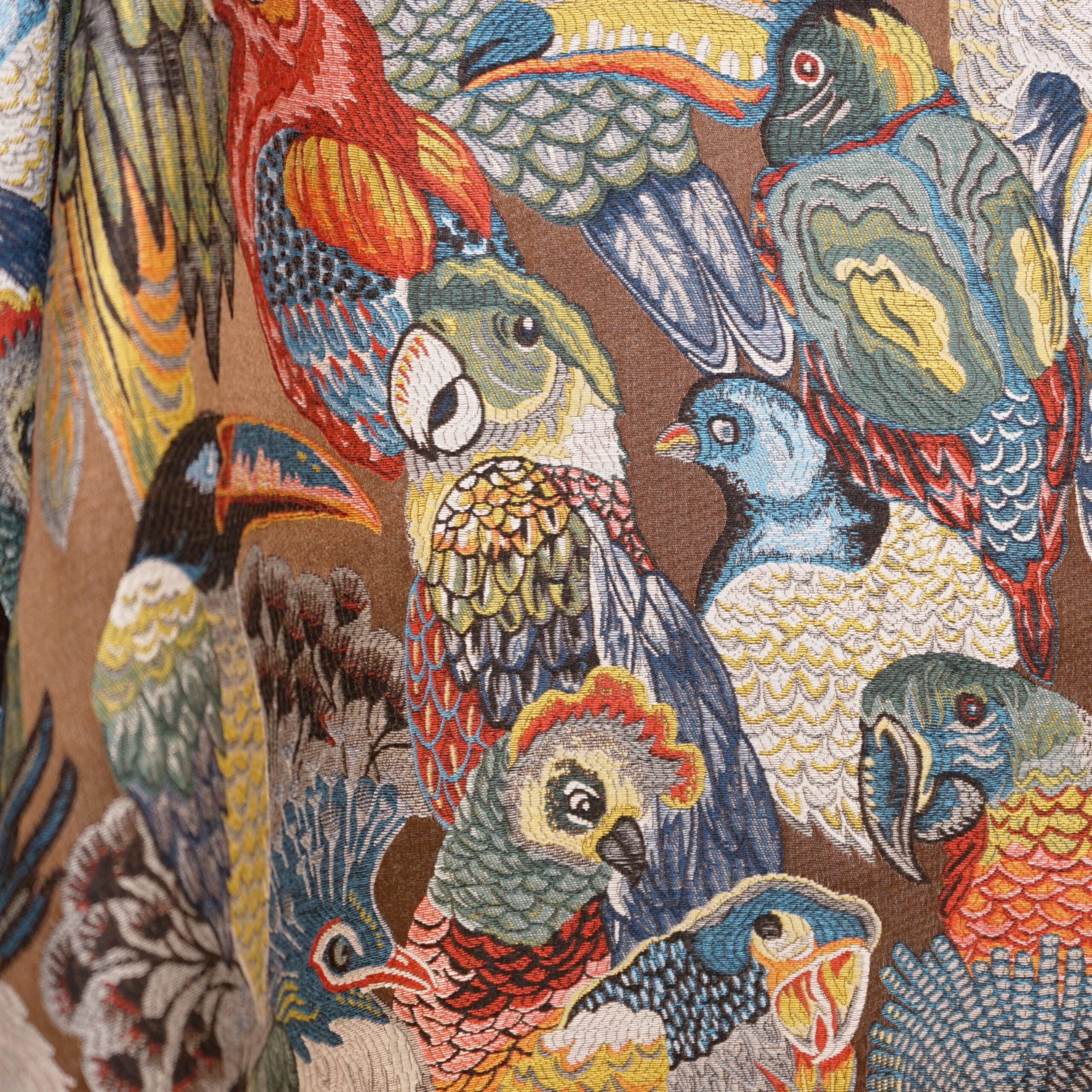 Parrots fabric in 65 color - pattern number Parrots65SJ101 - by JF Fabrics in the JF Studio collection