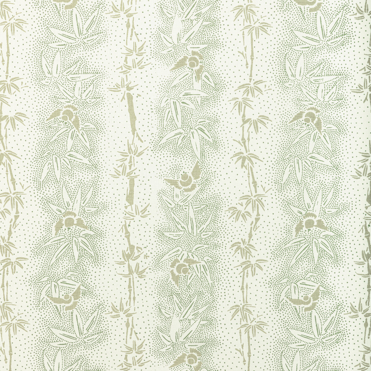 Passerine fabric in leek color - pattern PASSERINE.330.0 - by Kravet Couture in the Jan Showers Charmant collection