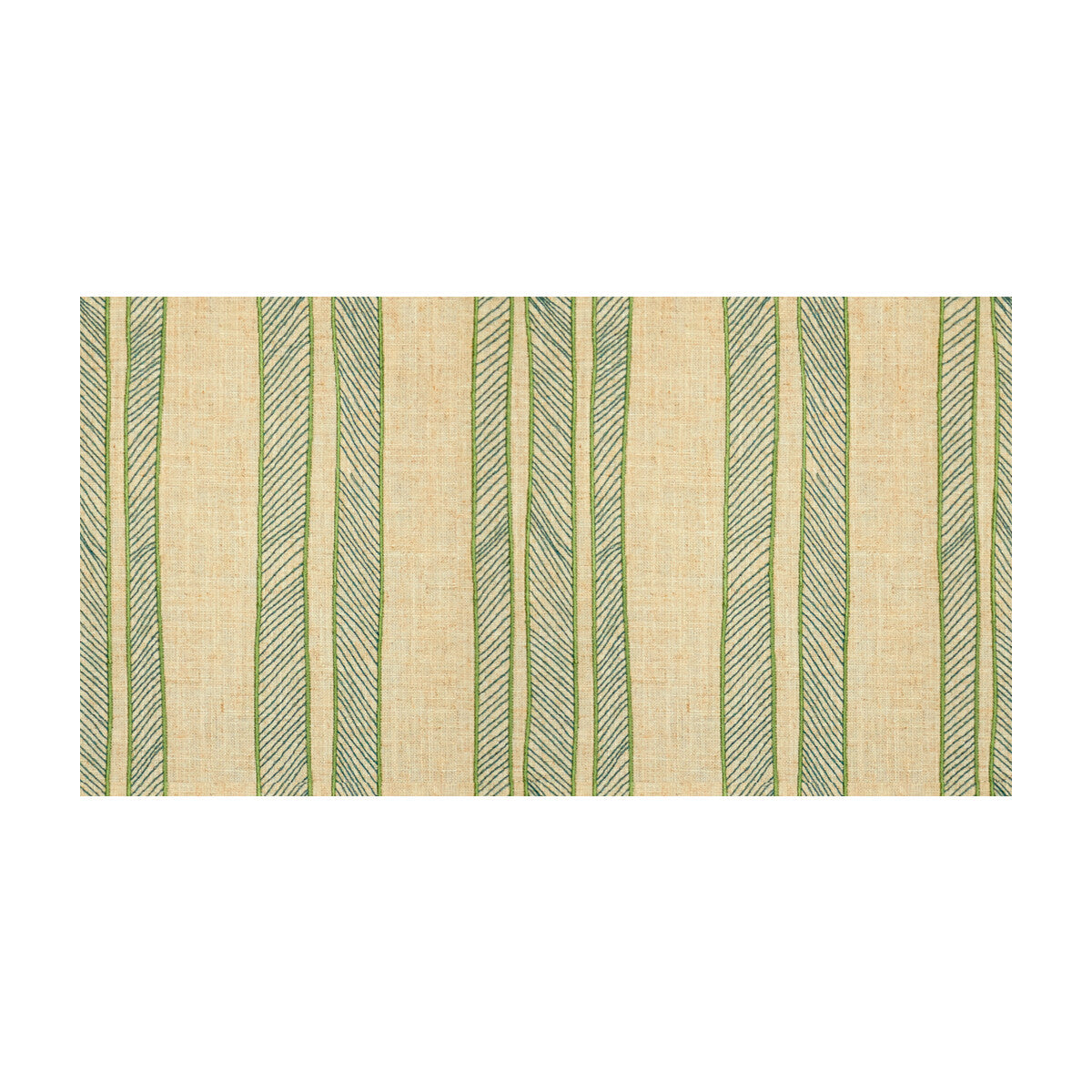 Cords fabric in fern color - pattern PF50387.4.0 - by Baker Lifestyle in the Waterside collection