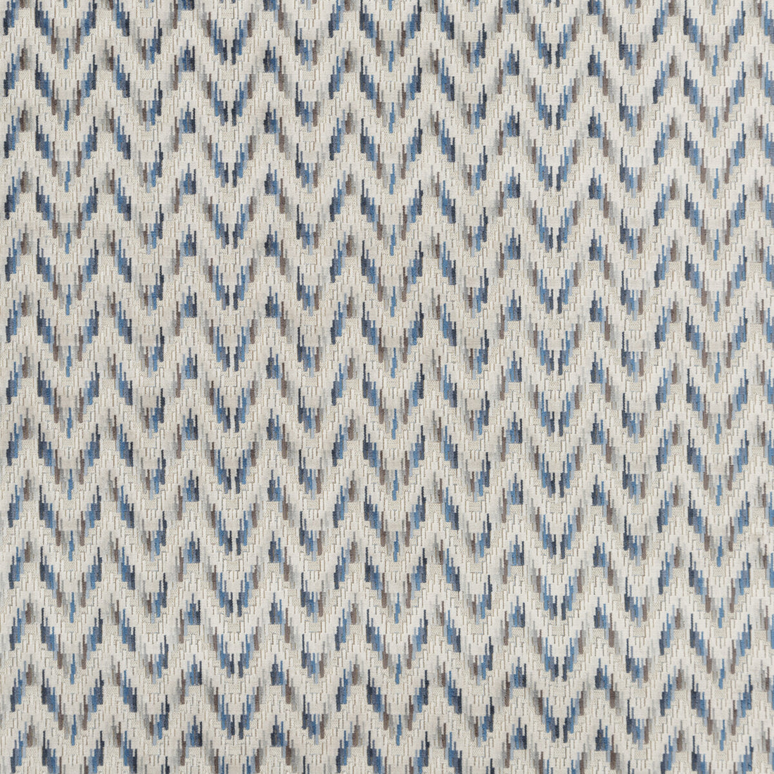 Carnival Chevron fabric in indigo color - pattern PF50426.2.0 - by Baker Lifestyle in the Carnival collection