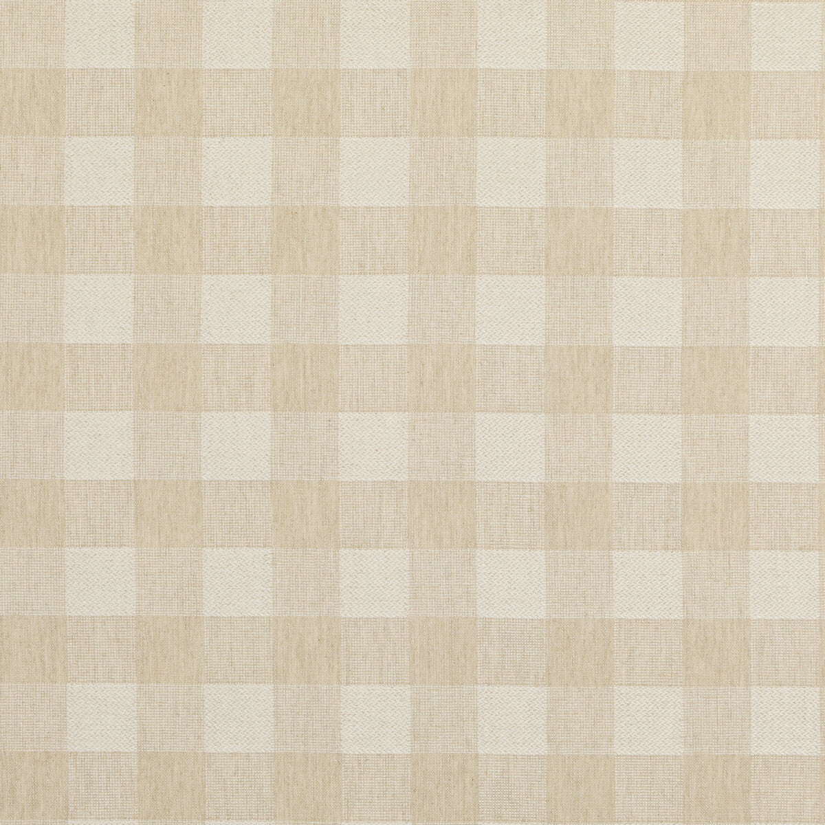 Block Check fabric in linen color - pattern PF50490.110.0 - by Baker Lifestyle in the Block Weaves collection