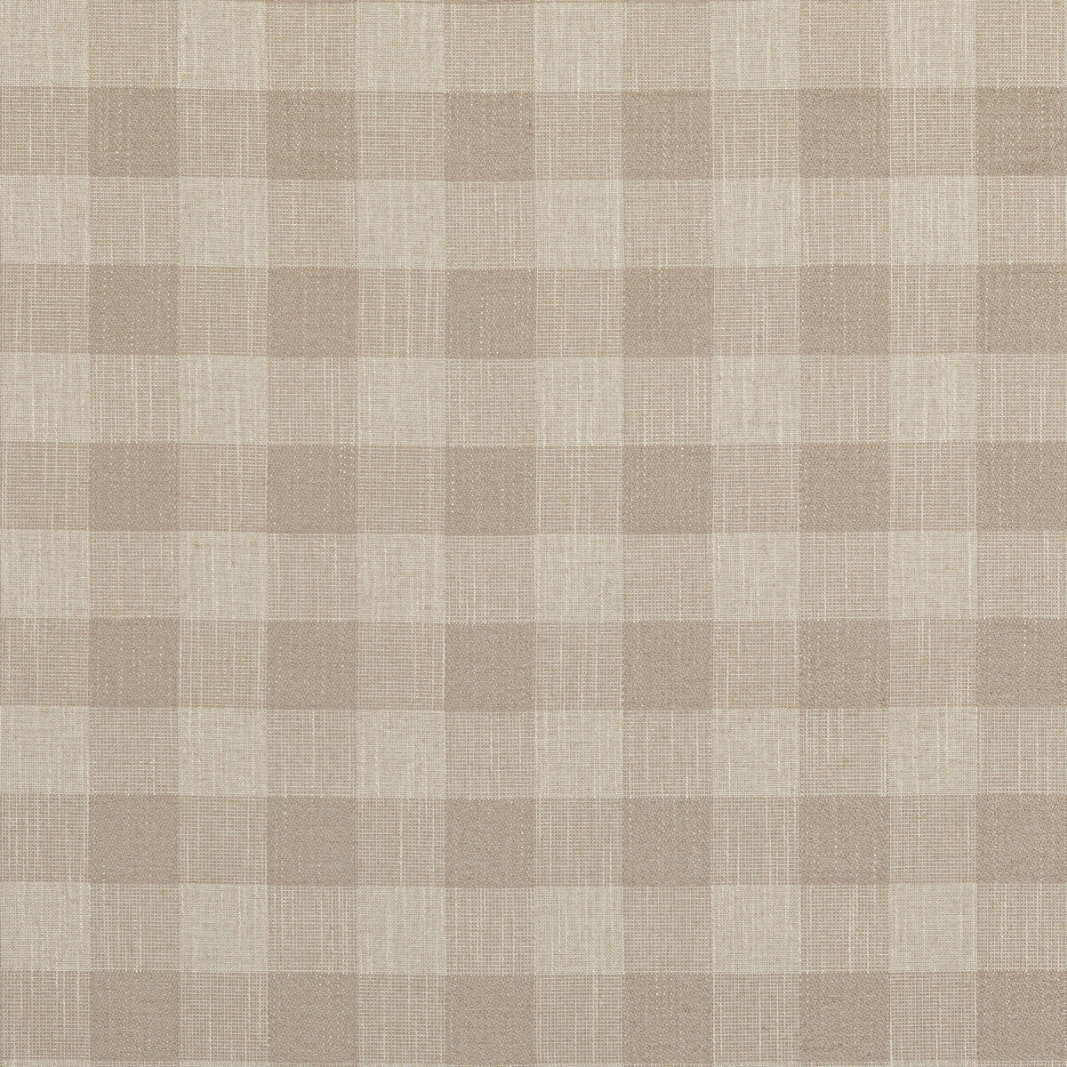 Block Check fabric in stone color - pattern PF50490.140.0 - by Baker Lifestyle in the Block Weaves collection