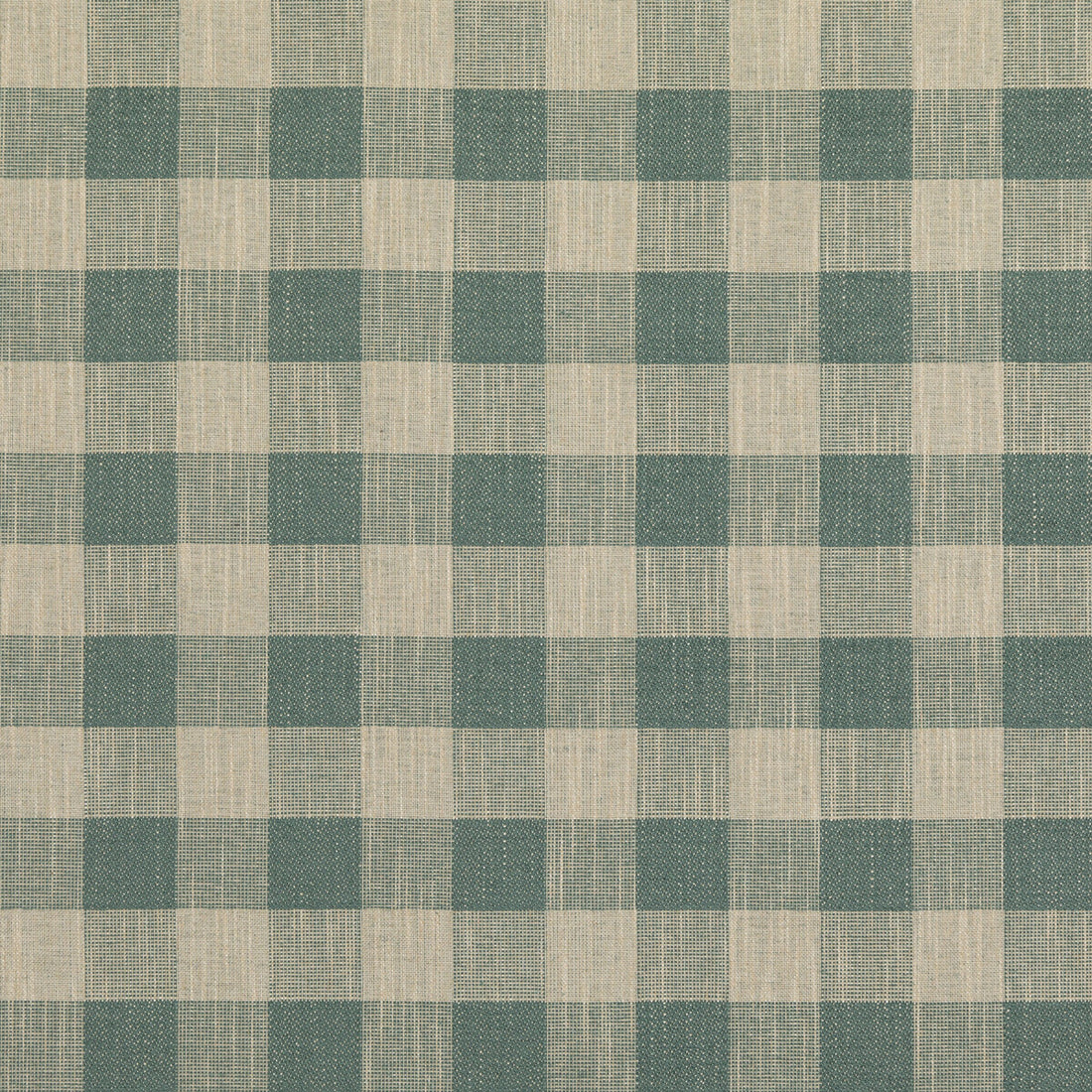 Block Check fabric in aqua color - pattern PF50490.725.0 - by Baker Lifestyle in the Block Weaves collection