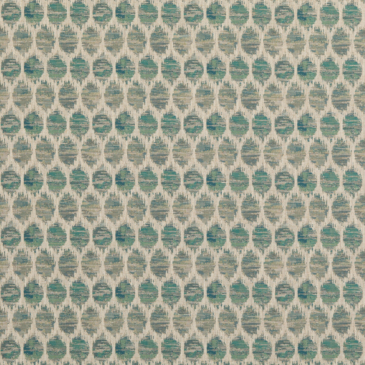 Honeycomb fabric in aqua color - pattern PF50491.725.0 - by Baker Lifestyle in the Block Weaves collection