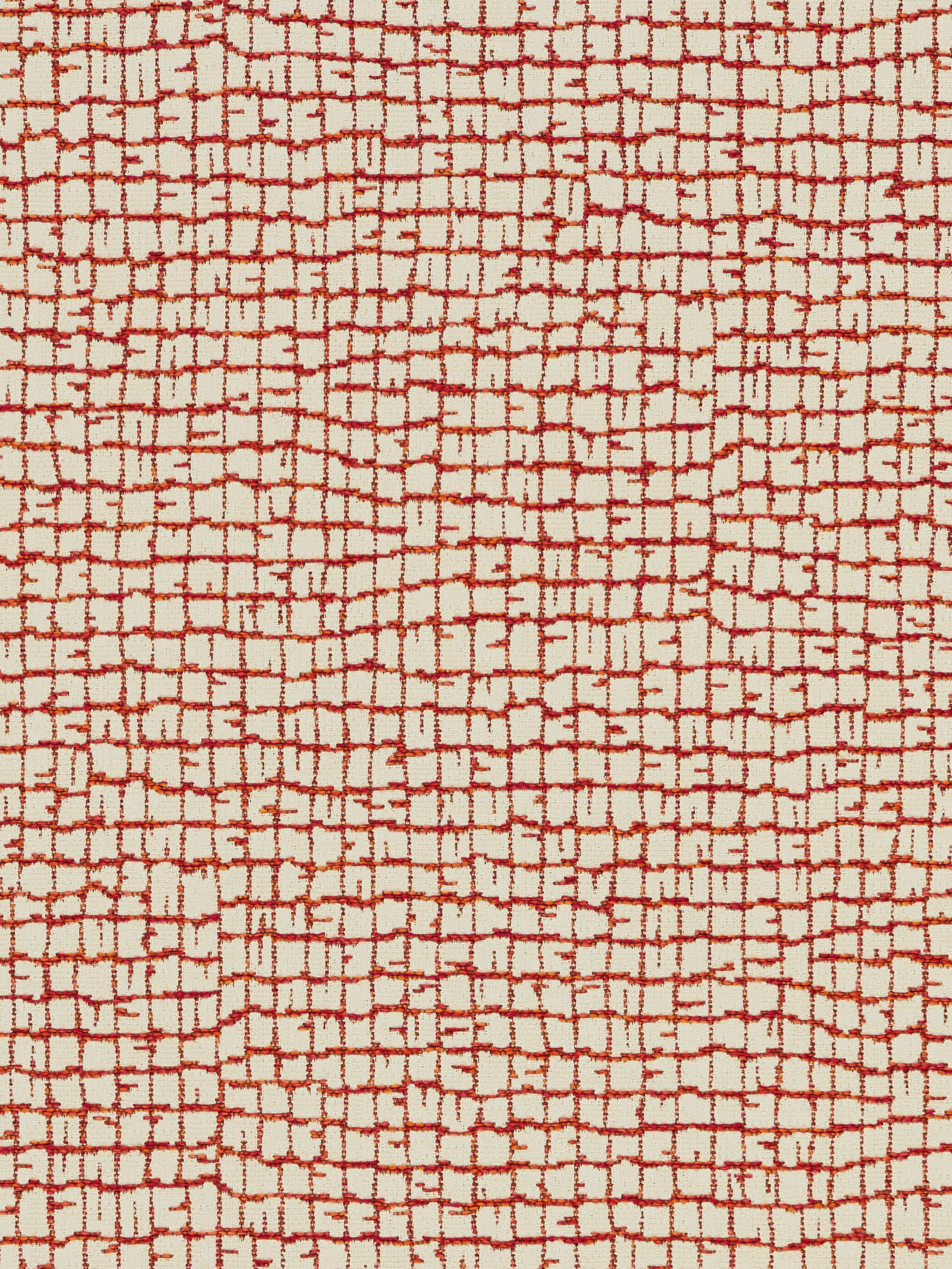 Troya Beach fabric in coral color - pattern number PO 0001TROY - by Scalamandre in the Old World Weavers collection