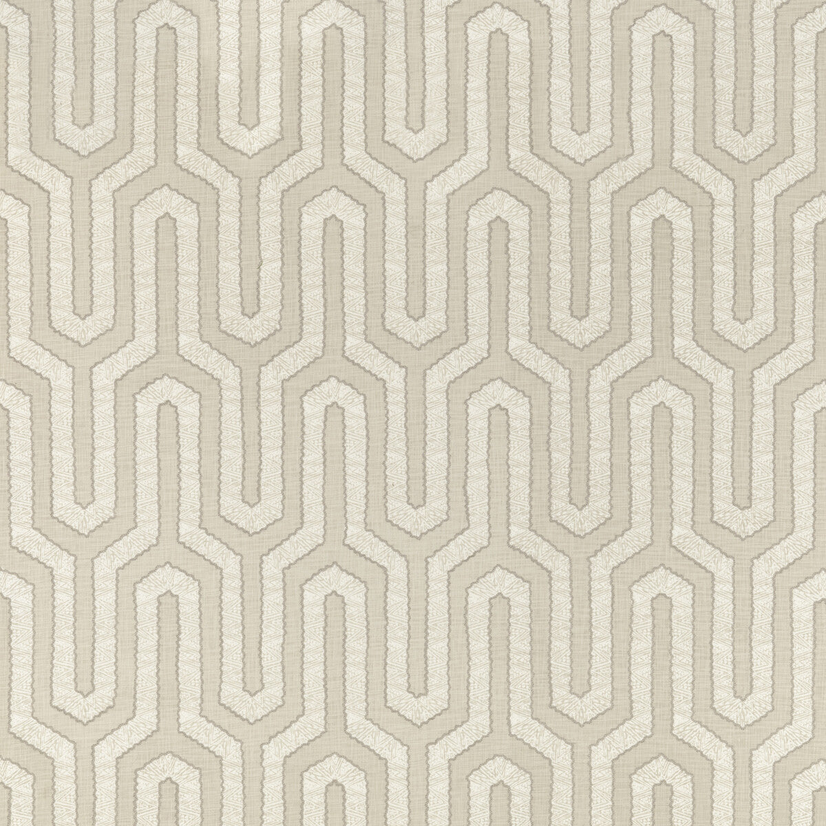 Santiago fabric in stone color - pattern PP50442.2.0 - by Baker Lifestyle in the Homes &amp; Gardens III collection