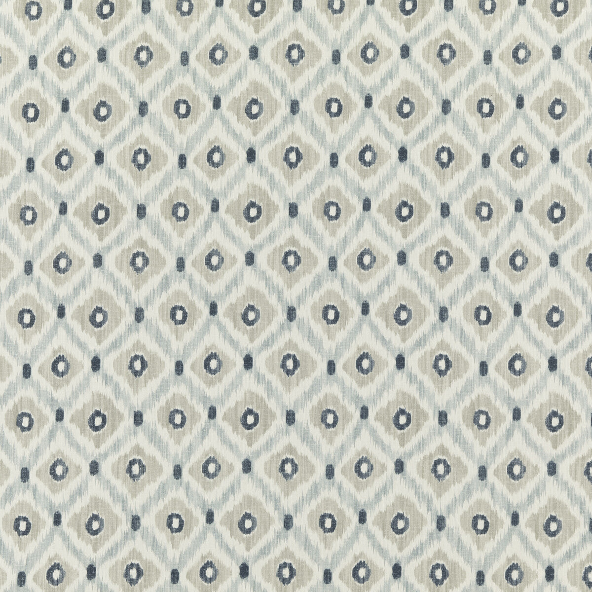 Vasco fabric in indigo/stone color - pattern PP50448.1.0 - by Baker Lifestyle in the Homes &amp; Gardens III collection