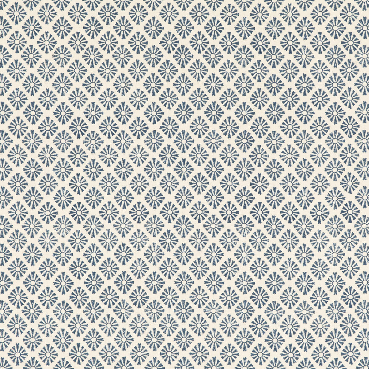 Sunburst fabric in indigo color - pattern PP50476.2.0 - by Baker Lifestyle in the Fiesta collection