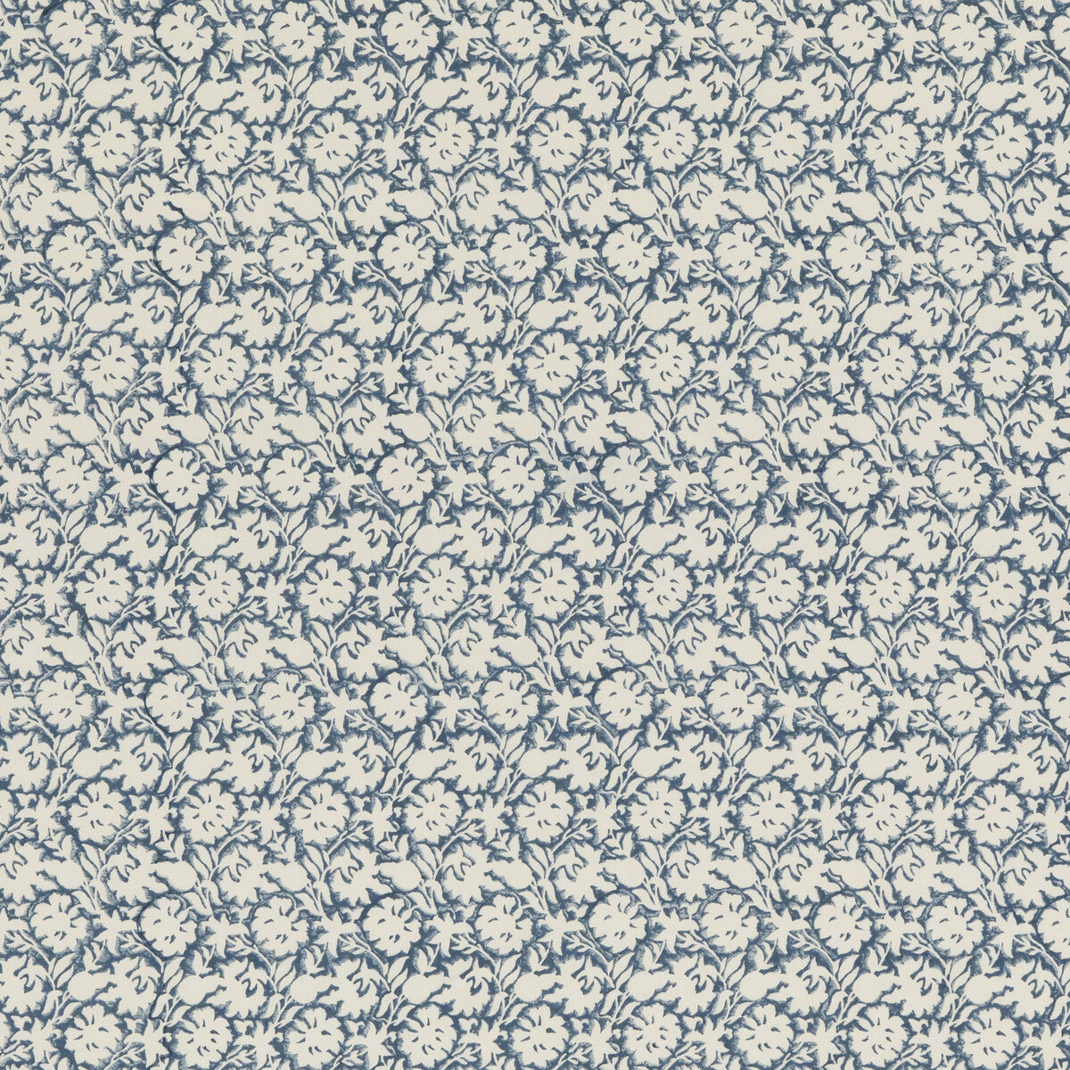 Flower Press fabric in indigo color - pattern PP50480.1.0 - by Baker Lifestyle in the Block Party collection