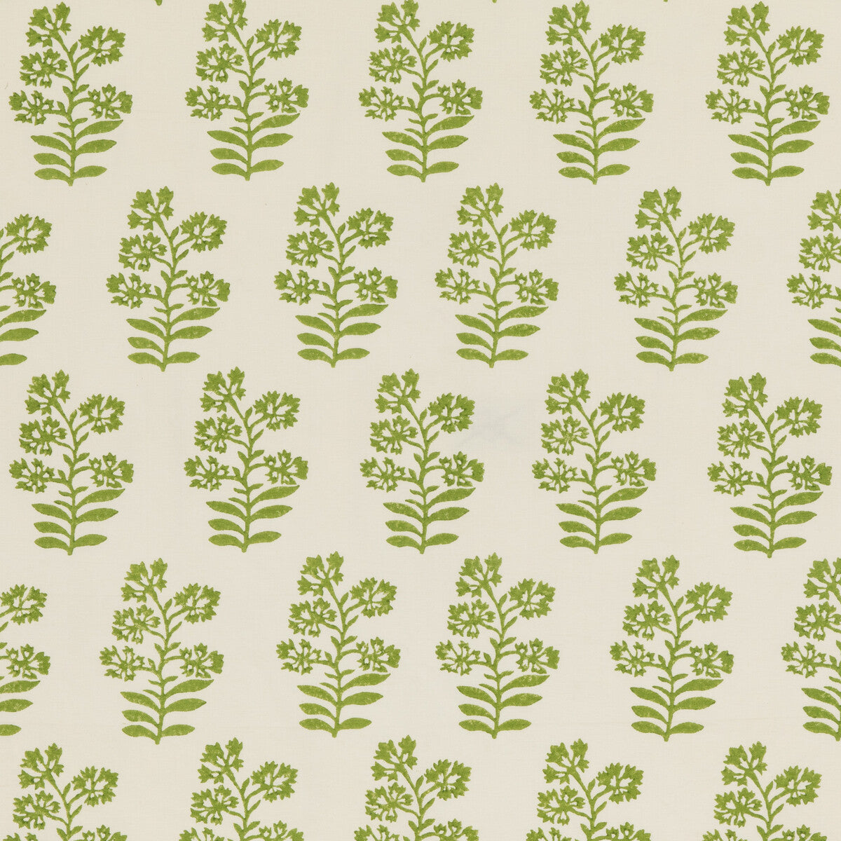 Wild Flower fabric in green color - pattern PP50483.5.0 - by Baker Lifestyle in the Block Party collection