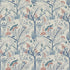 Lulworth fabric in blue/red color - pattern PP50502.1.0 - by Baker Lifestyle in the Bridport collection