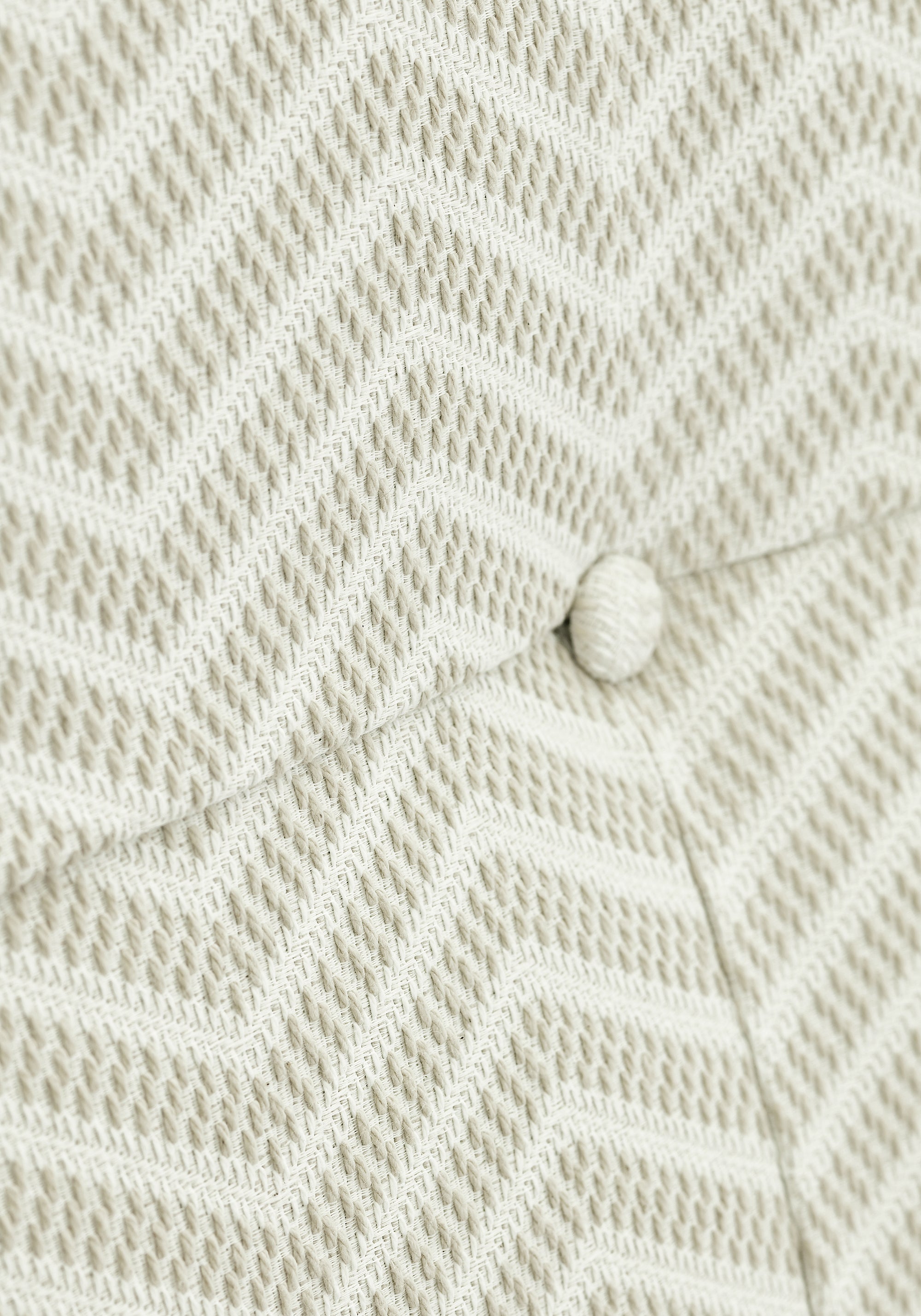 Detailed Matari Chevron woven fabric in almond color, pattern number W80631 of the Thibaut Pinnacle collection