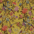 Hydrangea Bird fabric in mustard/mauve color - pattern R1355.1.0 - by G P & J Baker in the East To West collection