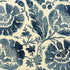 Poppies fabric in indigo/ color - pattern R1375.1.0 - by G P & J Baker in the Perandor collection