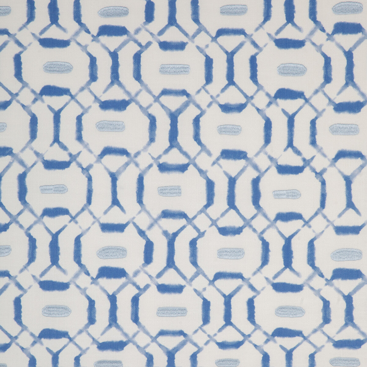 Resort Way fabric in ocean color - pattern number RESORT WAY.5.0 - by Kravet Design in the Barclay Butera Harbor Home collection
