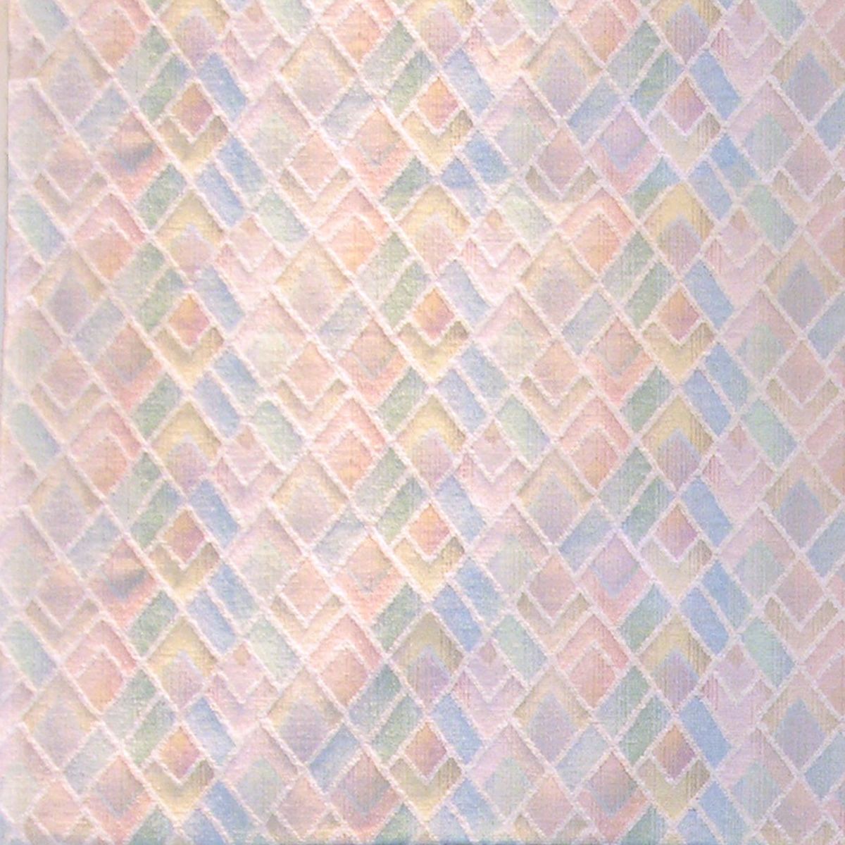 Cameroon fabric in multi pale pastel color - pattern number RH 00021036 - by Scalamandre in the Old World Weavers collection