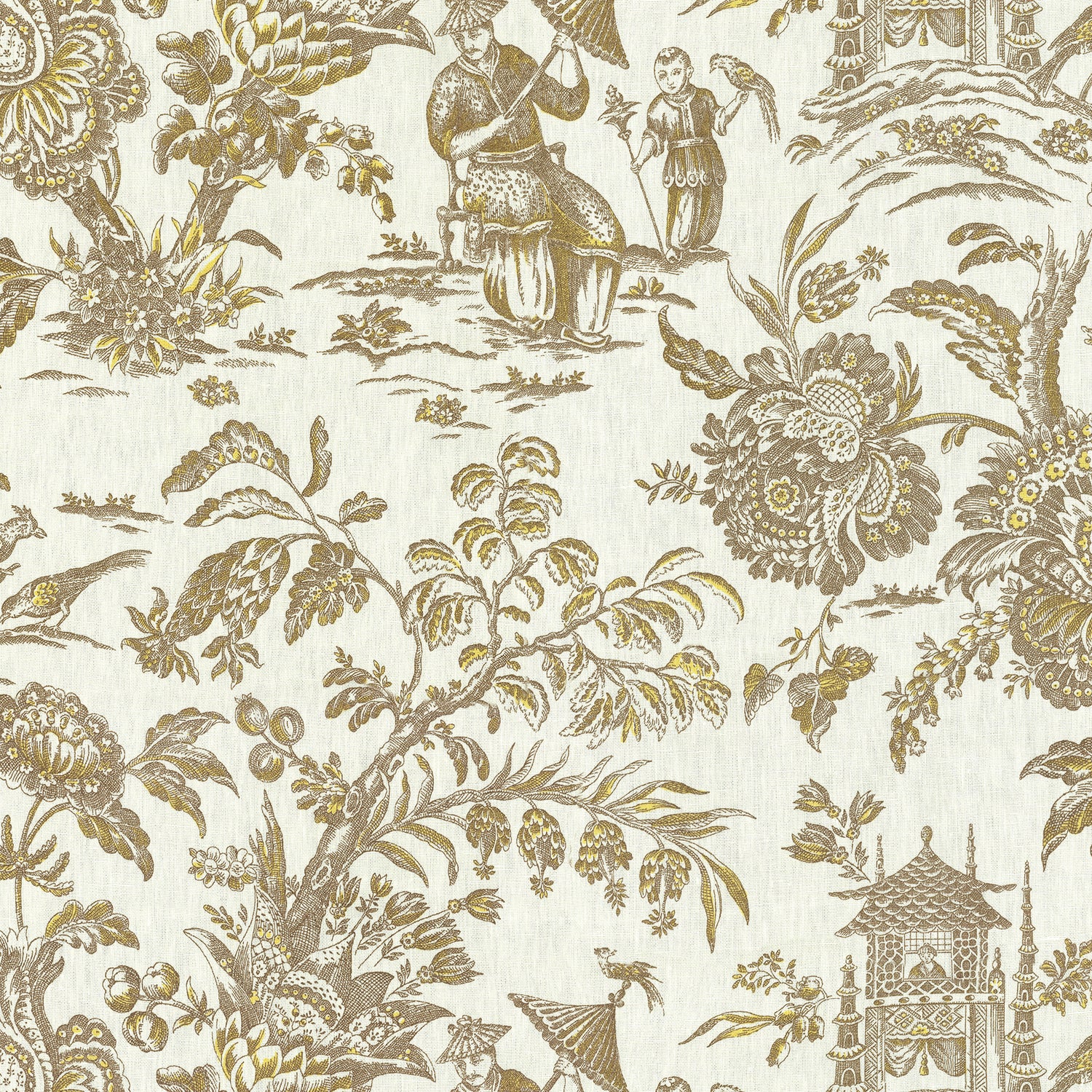 Sagwa fabric in 37 color - pattern number Sagwa37J6931 - by JF Fabrics in the Windsong collection